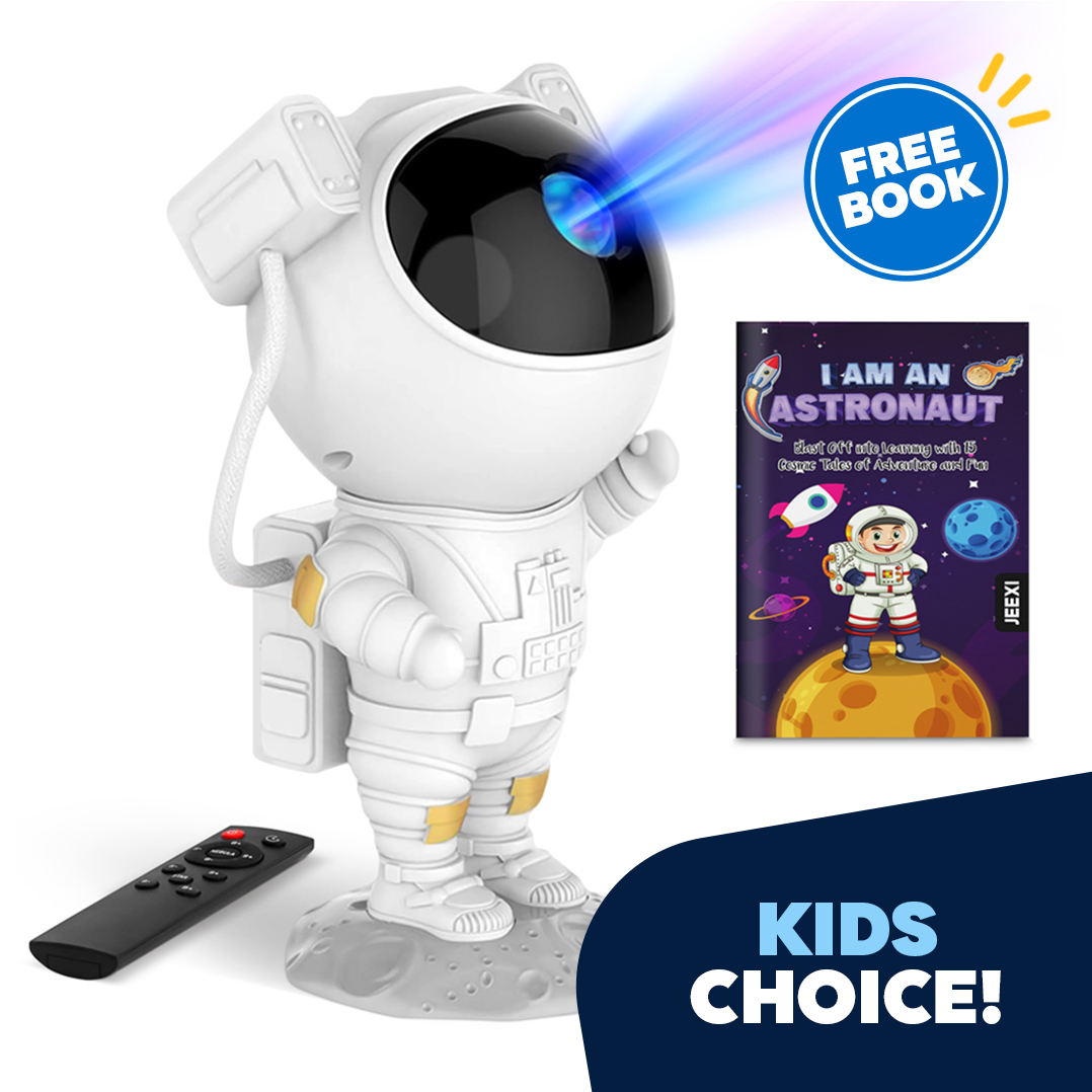 0_JEEXI Star Projector Galaxy Night Light - Astronaut Space Projector, Starry Nebula Ceiling LED Lamp with Timer and Remote, Kids Room Decor Aesthetic, Gifts for Christmas, Birthdays