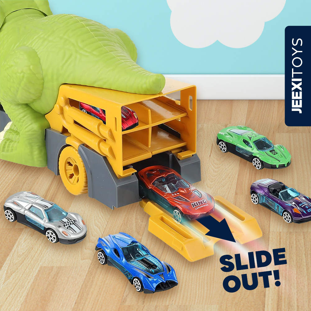 Dinosaur Eating Cars Transport Truck Carrier Toys for 3 Year Old Boys Toys for 4 Year Old Boys,Toy Cars for Boys Age 4-7,Monster Trucks for Boys,Dinosaur Toys for Kids 3-5_2