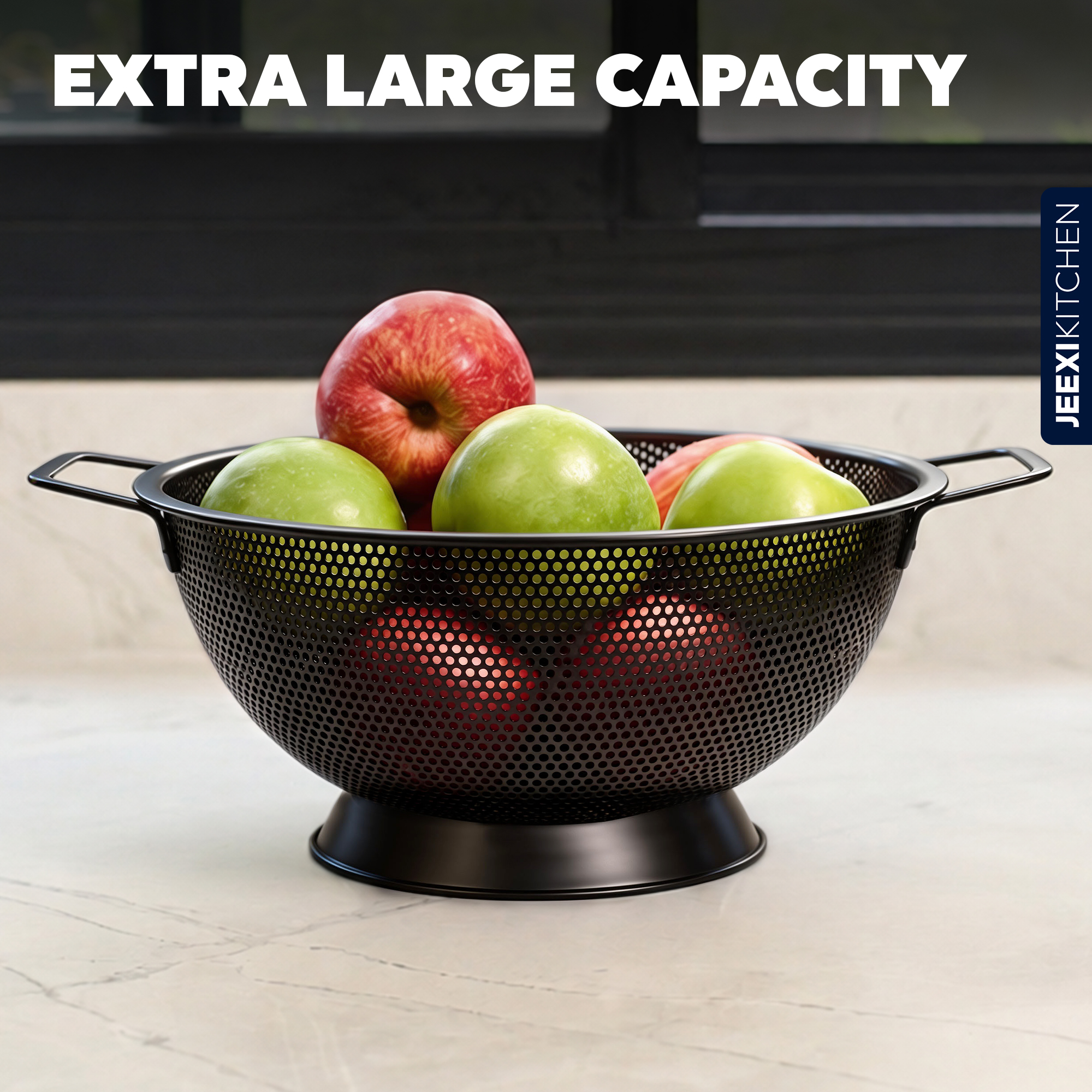 Stainless Steel Colander for Kitchen by JEEXI 2
