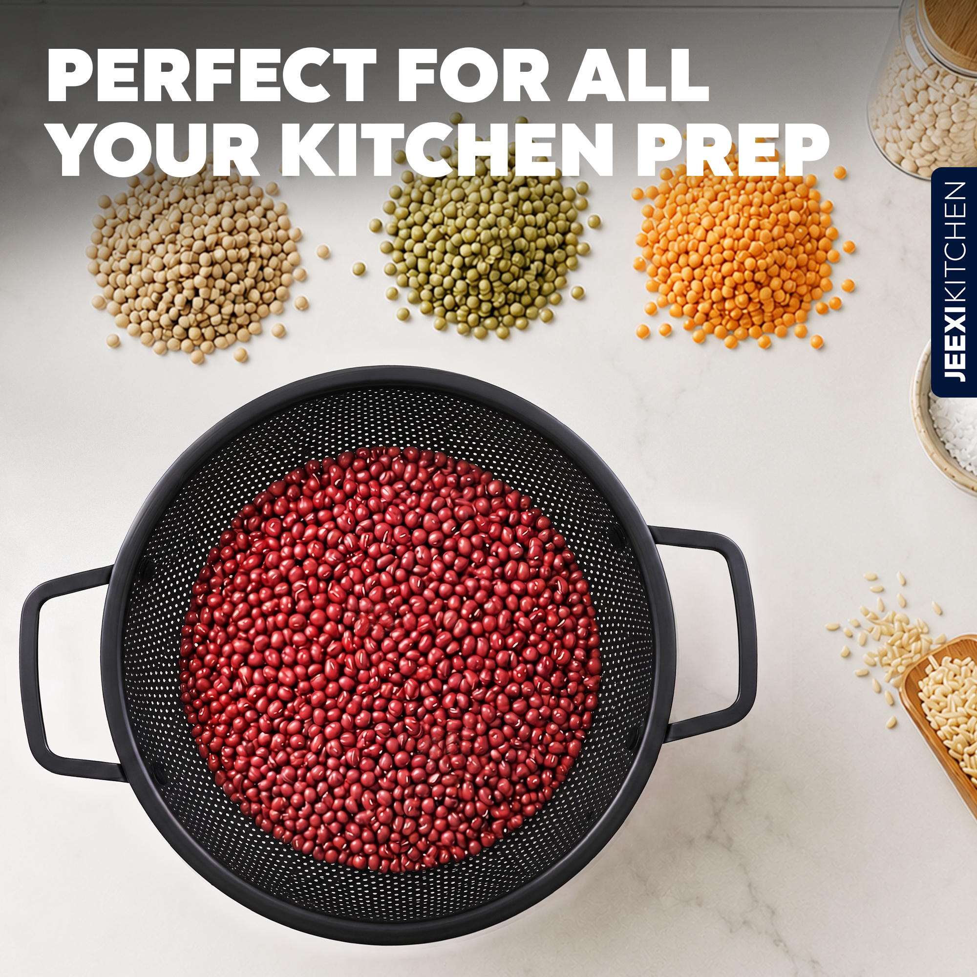 Stainless Steel Colander for Kitchen by JEEXI 4